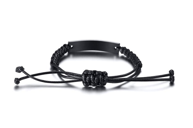 MEALGUET Men's Religious Bible Verse Scripture Quotes Bracelet Faith Christian Adjustable Cord Stainless Steel Encourage Inspirational ID Bracelets for Men Women, Religious Gift - Image 5